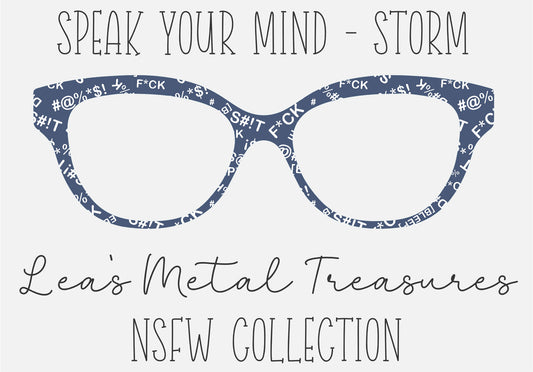 Speak Your Mind Storm Eyewear Frame Toppers COMES WITH MAGNETS