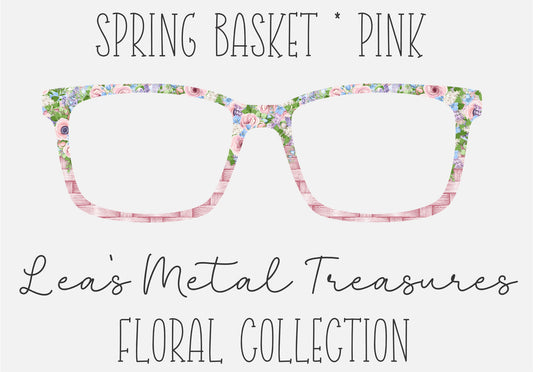 Spring Basket Pink Eyewear Frame Toppers COMES WITH MAGNETS