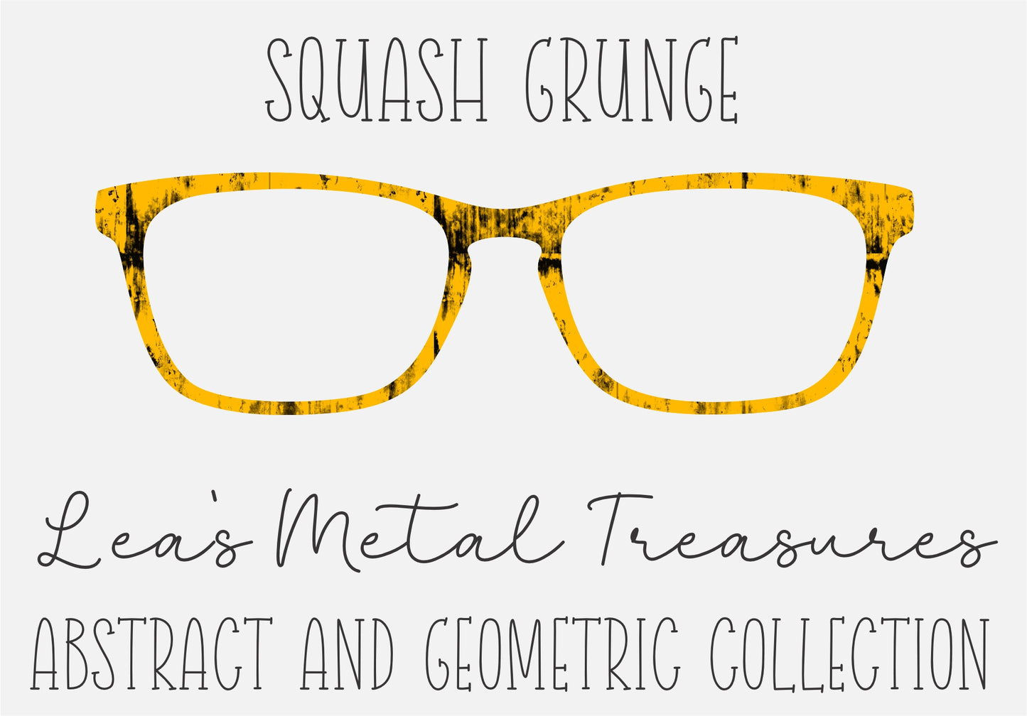 SQUASH GRUNGE Eyewear Frame Toppers COMES WITH MAGNETS