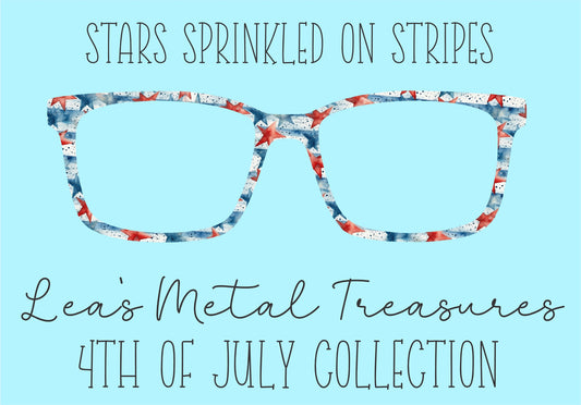 Stars Sprinkled on Stripes Eyewear Frame Toppers