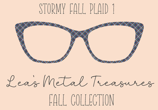 Stormy Fall Plaid 1 Eyewear Frame Toppers