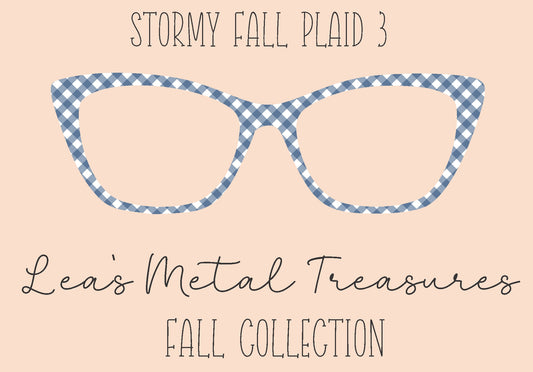 Stormy Fall Plaid 3 Eyewear Frame Toppers
