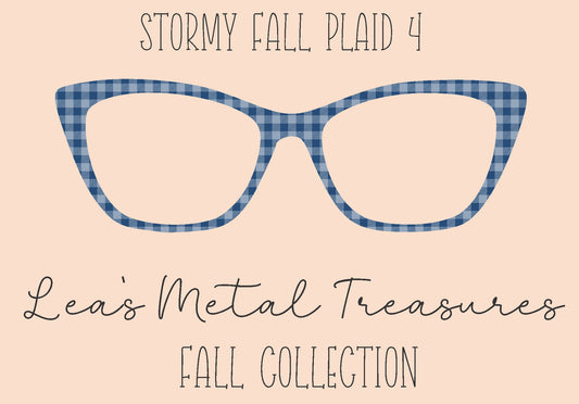 Stormy Fall Plaid 4 Eyewear Frame Toppers