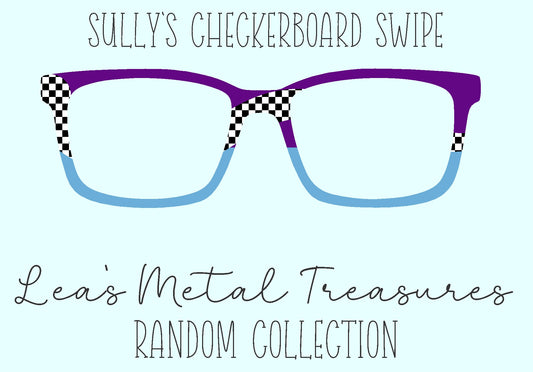 Sully's Checkerboard Swipe Eyewear Frame Toppers