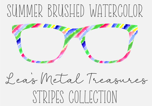 Summer Brushed Watercolor Eyewear Frame Toppers COMES WITH MAGNETS