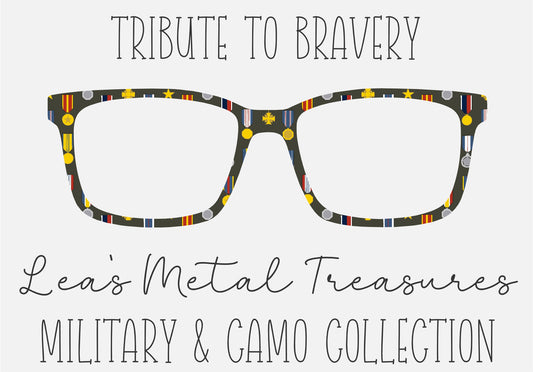 Tribute to Bravery Eyewear Frame Toppers COMES WITH MAGNETS