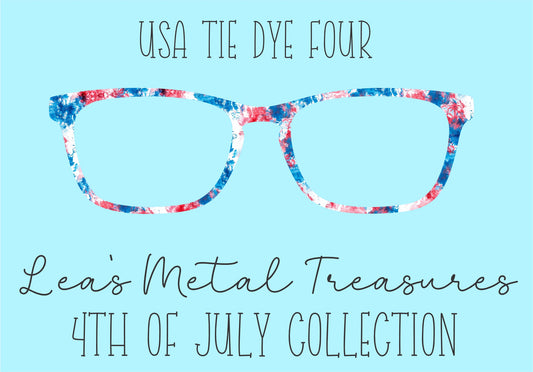 USA Tie Dye 4 Eyewear Frame Toppers