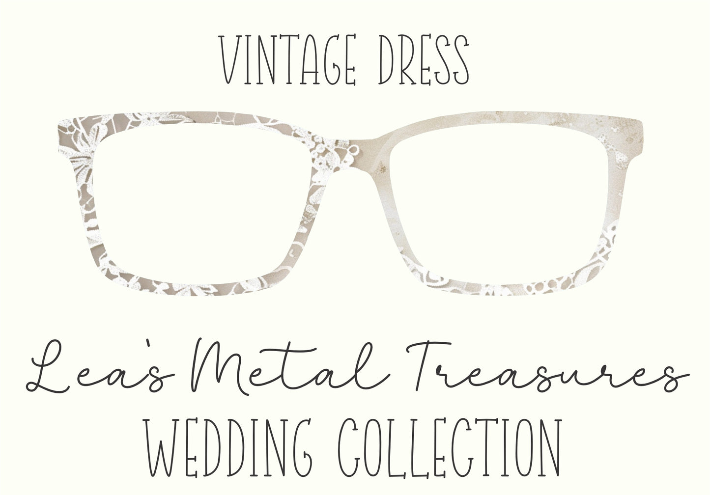 Vintage Dress Eyewear Frame Toppers COMES WITH MAGNETS