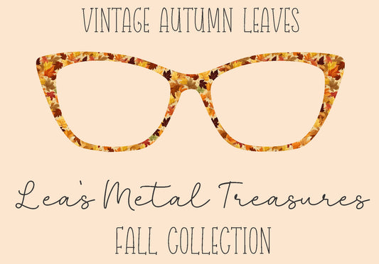 Vintage Autumn Leaves Eyewear Frame Toppers