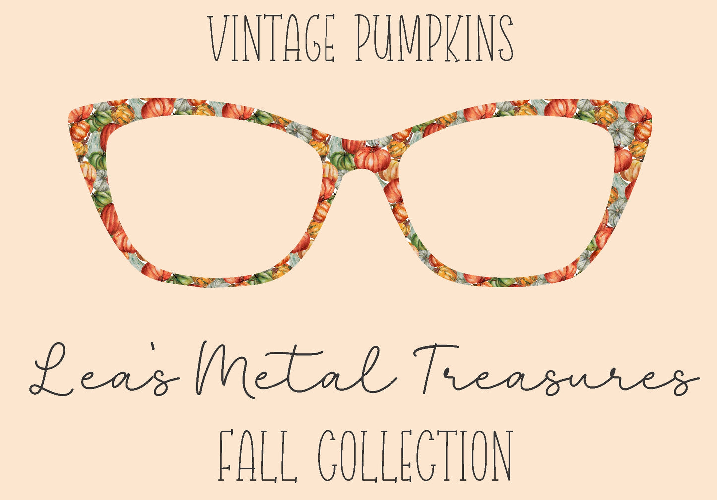 Vintage Pumpkins Eyewear Frame Toppers