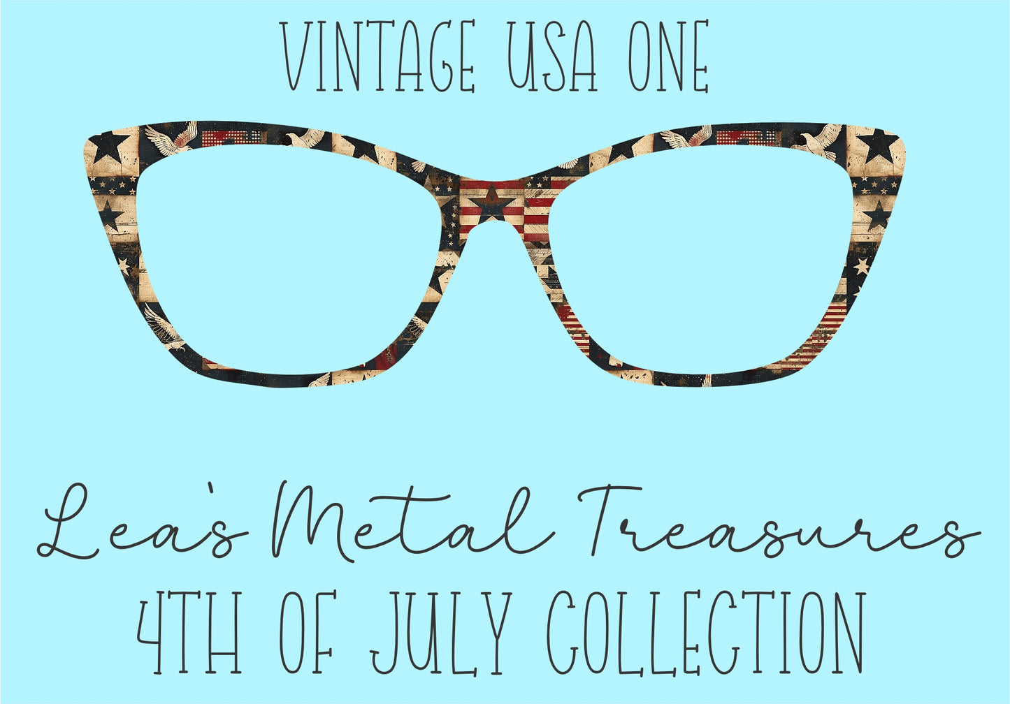 Vintage USA 1 Eyewear Frame Toppers