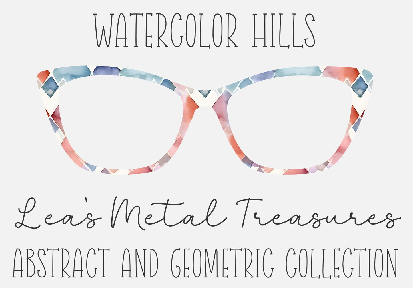 Watercolor Hills Eyewear Frame Toppers COMES WITH MAGNETS
