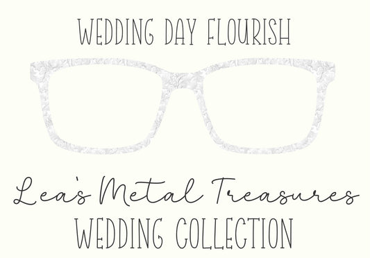 Wedding Day Flourish Eyewear Frame Toppers COMES WITH MAGNETS