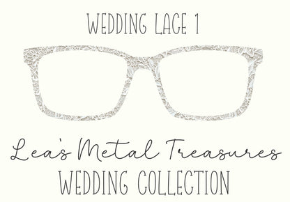 Wedding Lace 1 Eyewear Frame Toppers COMES WITH MAGNETS