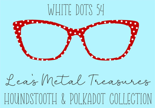 White Dots 54 • Magnetic Eyeglasses Toppers