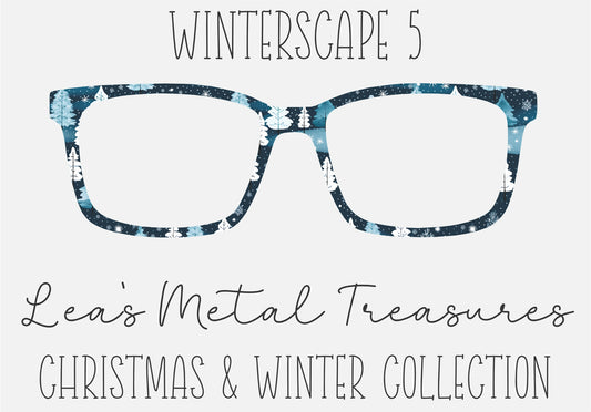 Winterscape 5 Eyewear Frame Toppers COMES WITH MAGNETS