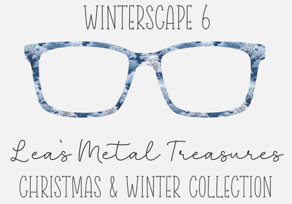 Winterscape 6 Eyewear Frame Toppers COMES WITH MAGNETS