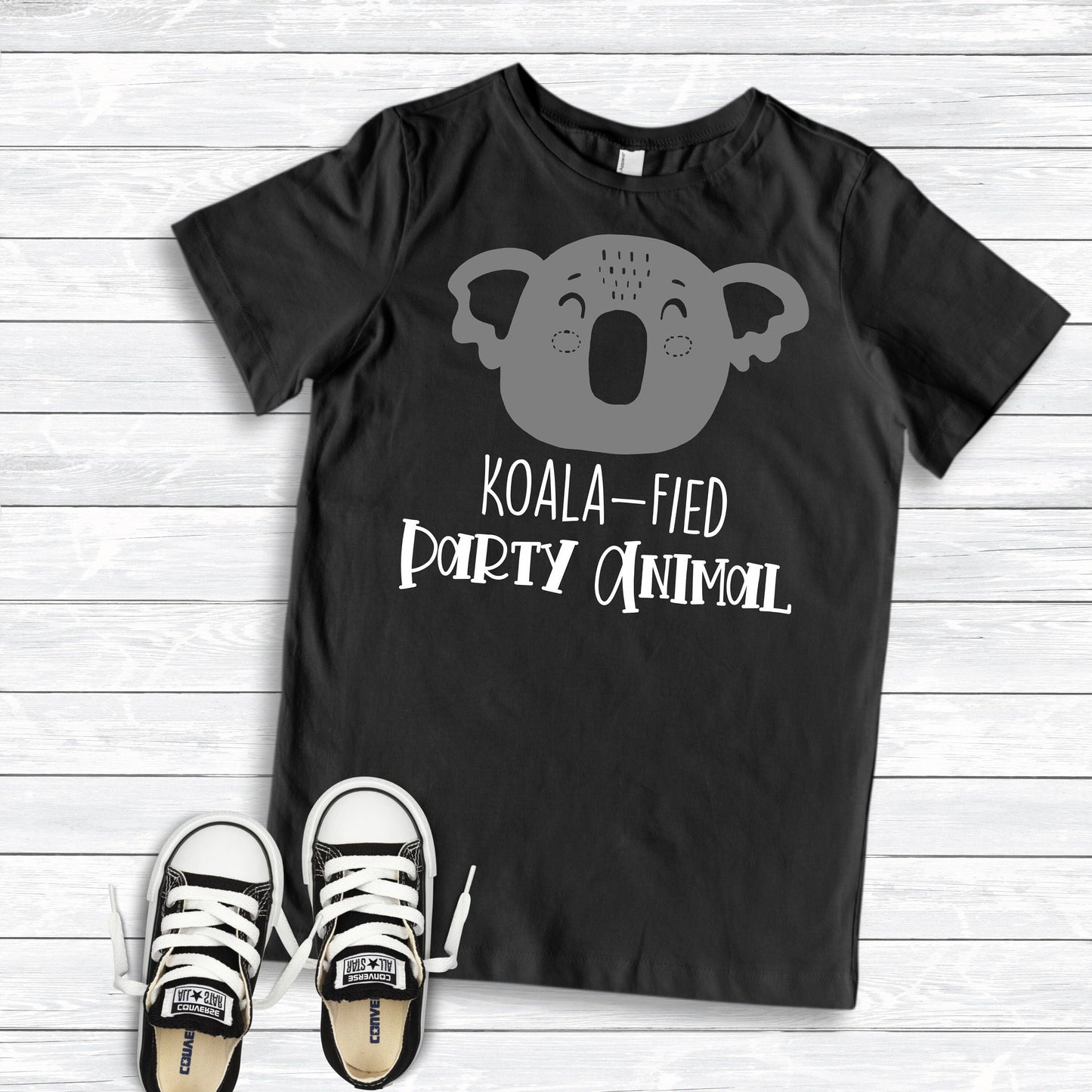 Koalafied Party Animal Infant or Toddler Shirt or Bodysuit - Cute Toddler Shirt - Party Animal Tee - Zoo Party - Koala Shirt - Animal Shirt