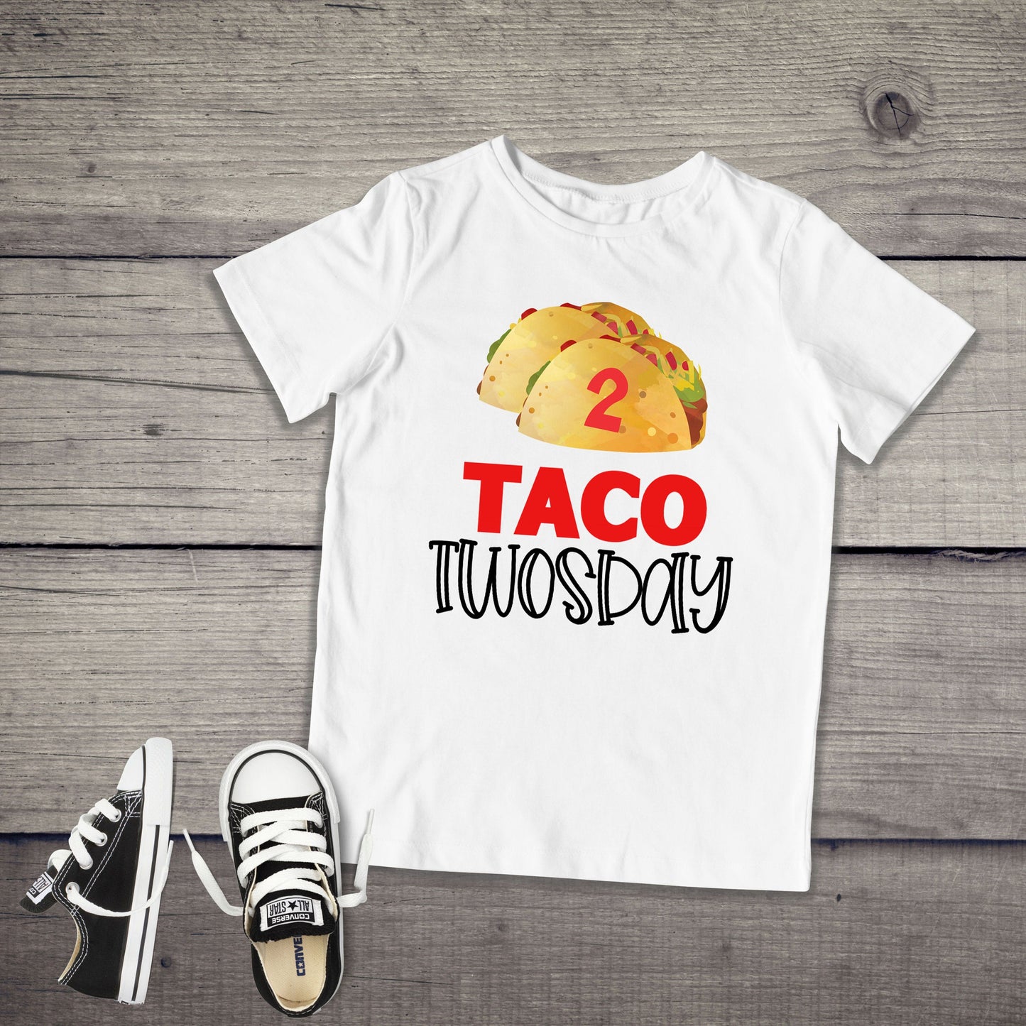 Taco Twosday Infant or Toddler Shirt or Bodysuit - 2nd birthday shirt - taco shirt