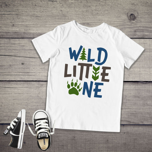 Wild Little One Shirt or Bodysuit - Cute Baby Shirt - Baby Boy - Wild Child - First Birthday Shirt - Wild and One