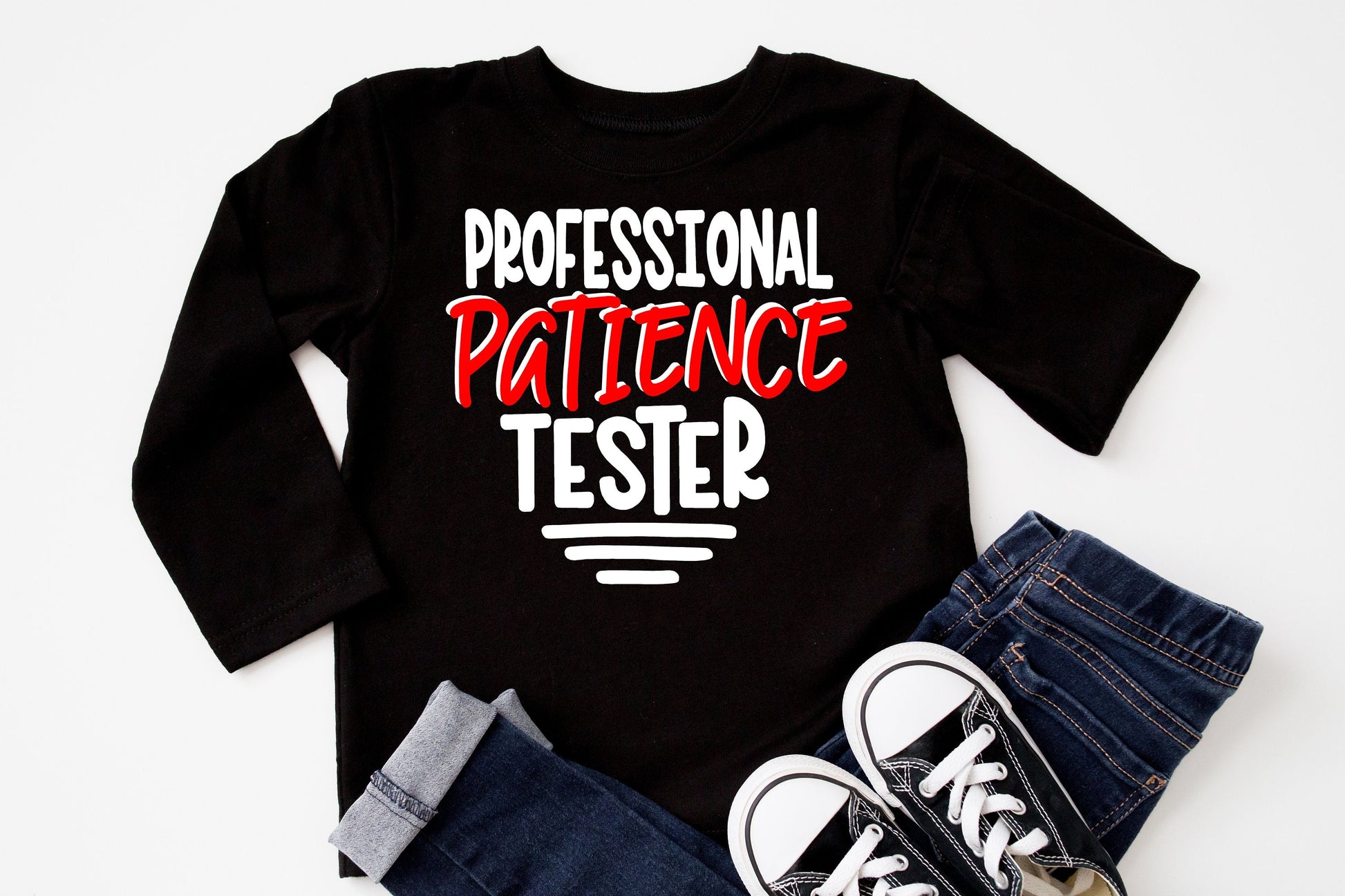 Professional Patience Tester Infant, Toddler or Kids Shirt or Bodysuit - Cute Toddler Shirt - toddler boy shirt - toddler life shirt