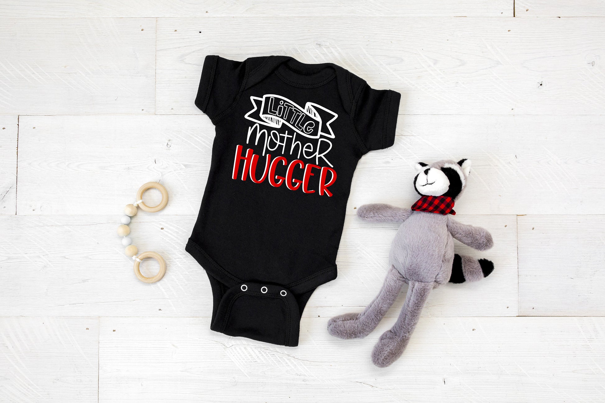 Little Mother Hugger Infant or Youth Shirt or Bodysuit - Funny Baby Bodysuit - Funny Toddler Shirt - Gift for Baby - Baby Boy Clothes