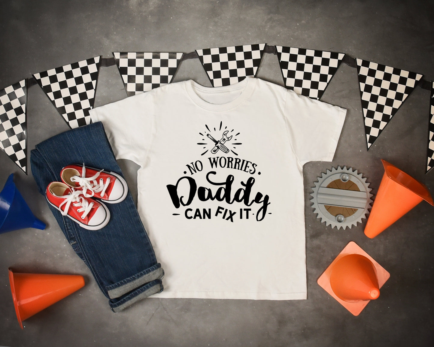 No Worries Daddy Can Fix It Shirt or Bodysuit - fathers day shirt - if dad can&#39;t fix it no one can - mechanic daddy - handyman dad