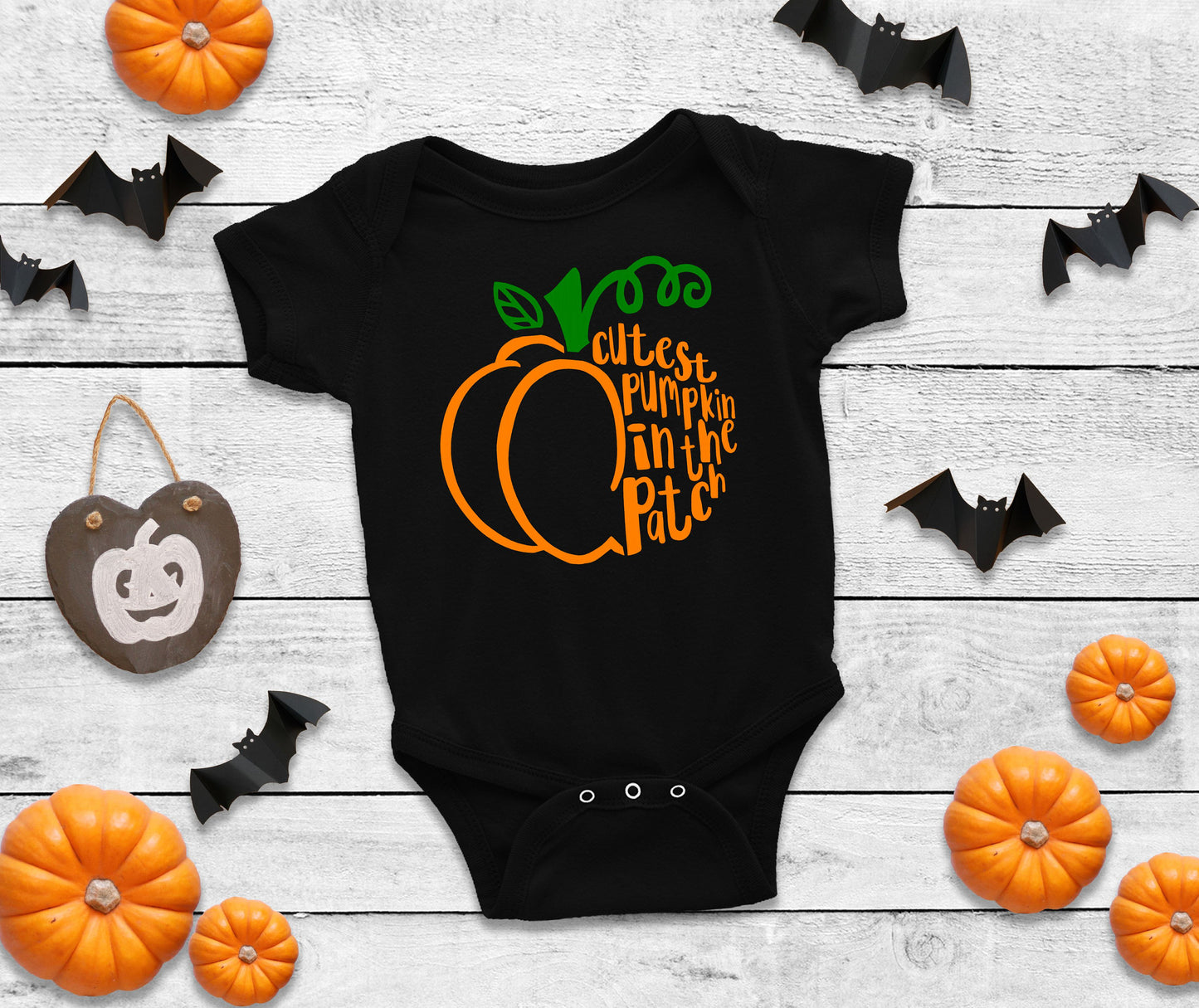 Cutest Pumpkin in the Patch Halloween Shirt or Bodysuit - My First Halloween - pumpkin patch shirt - fall shirt - pumpkin bodysuit