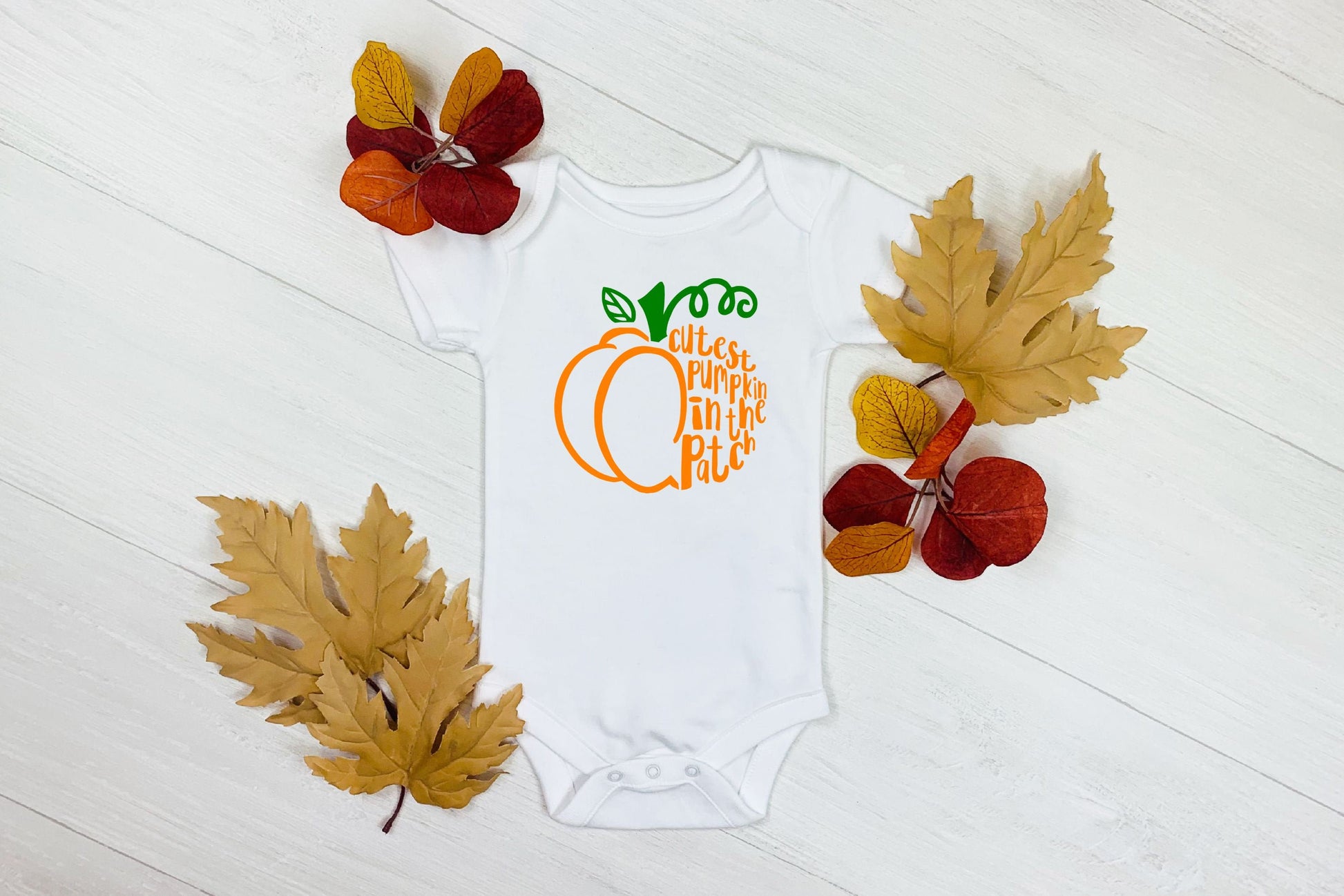 Cutest Pumpkin in the Patch Halloween Shirt or Bodysuit - My First Halloween - pumpkin patch shirt - fall shirt - pumpkin bodysuit