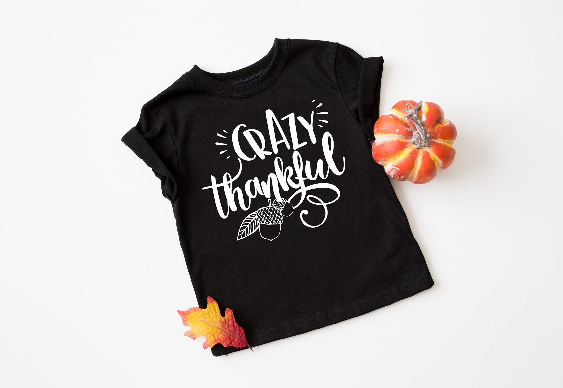 Crazy Thankful T-Shirt - Baby to Adult Sizes - Thanksgiving Kids Shirt - Thankful Blessed Tee - Thanksgiving Baby