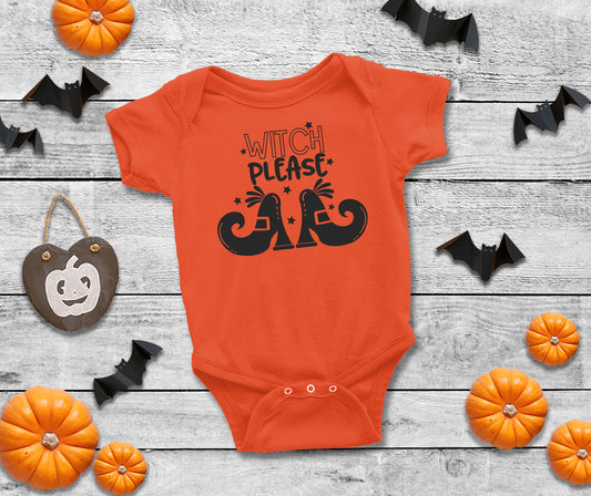 Witch Please Infant or Kids Halloween Shirt or Bodysuit - My First Halloween - baby halloween - baby girl halloween shirt - funny girl tee
