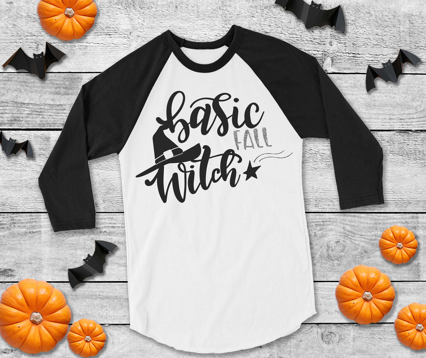 Basic Fall Witch raglan t-shirt - basic witch shirt - halloween shirt - hocus pocus shirt - witch halloween shirt - funny witch shirt