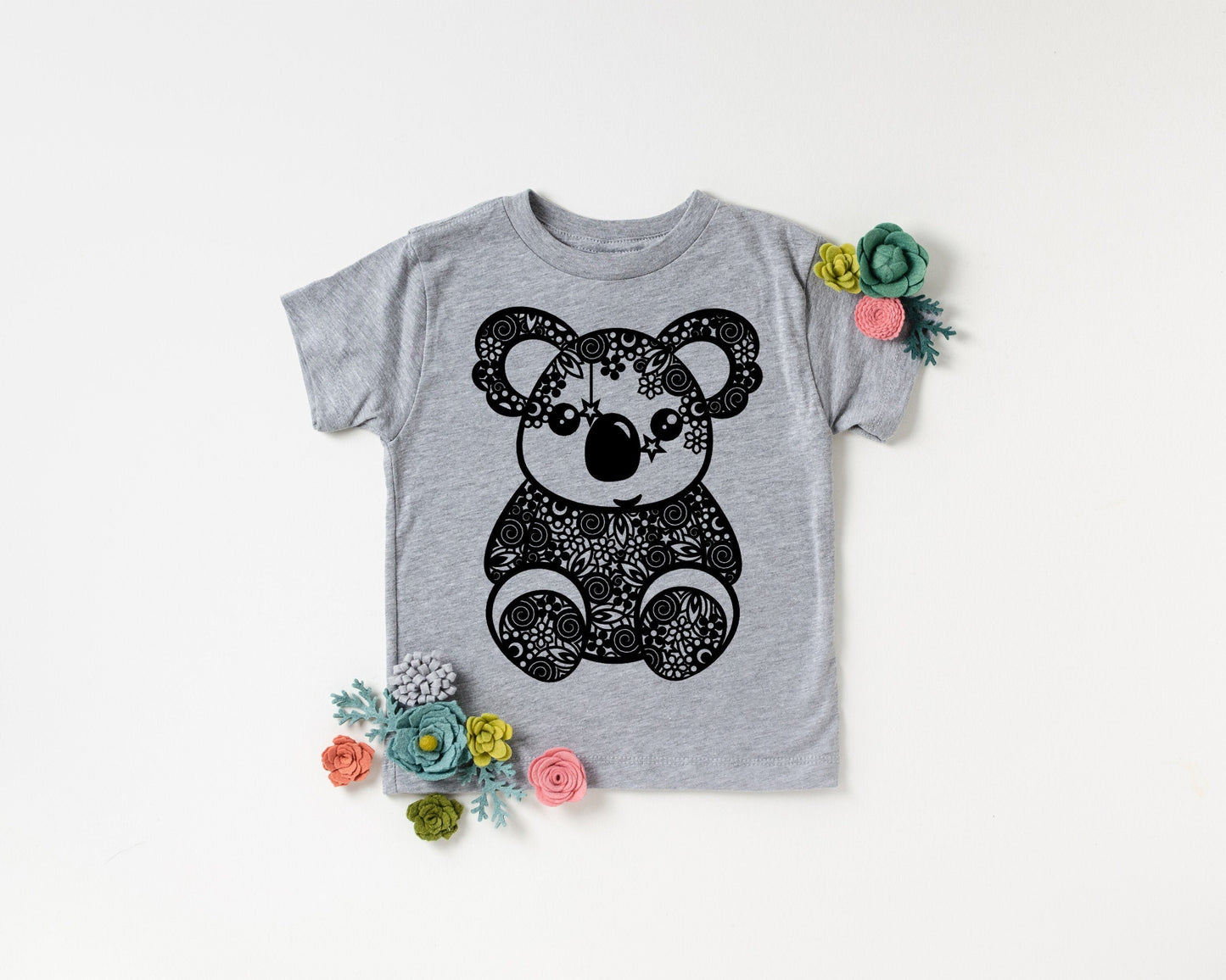 Koala Patterned Toddler or Youth Shirt - Cute Toddler Shirt - Toddler Girl Shirt - Animal Shirt - Koala Bear - Baby Shirt - Koala Lover Tee