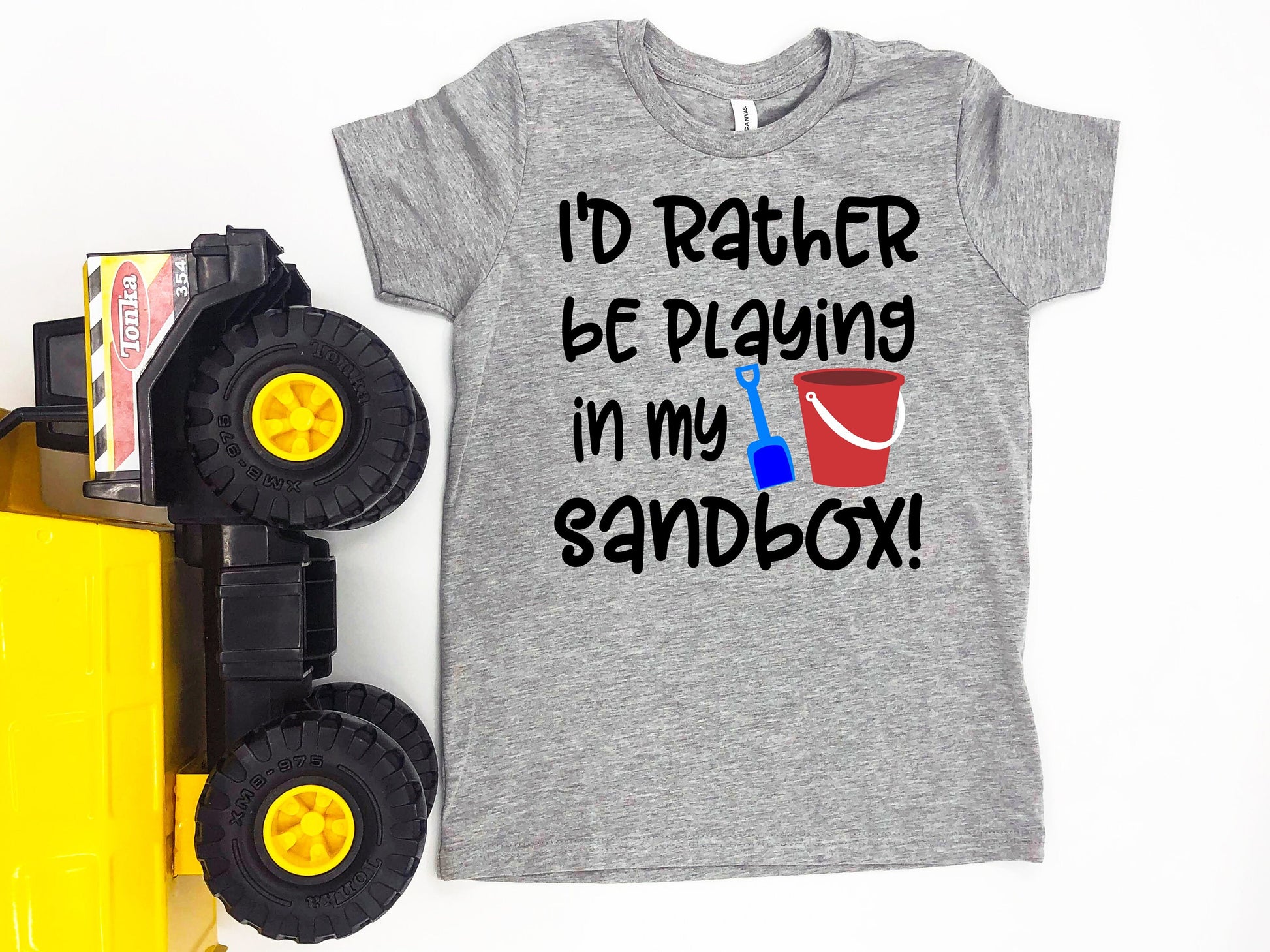 I'd Rather Be Playing in My Sandbox Infant or Toddler Shirt or Bodysuit - Cute Toddler Shirt - Preschool Shirt - Toddler Boy Shirt