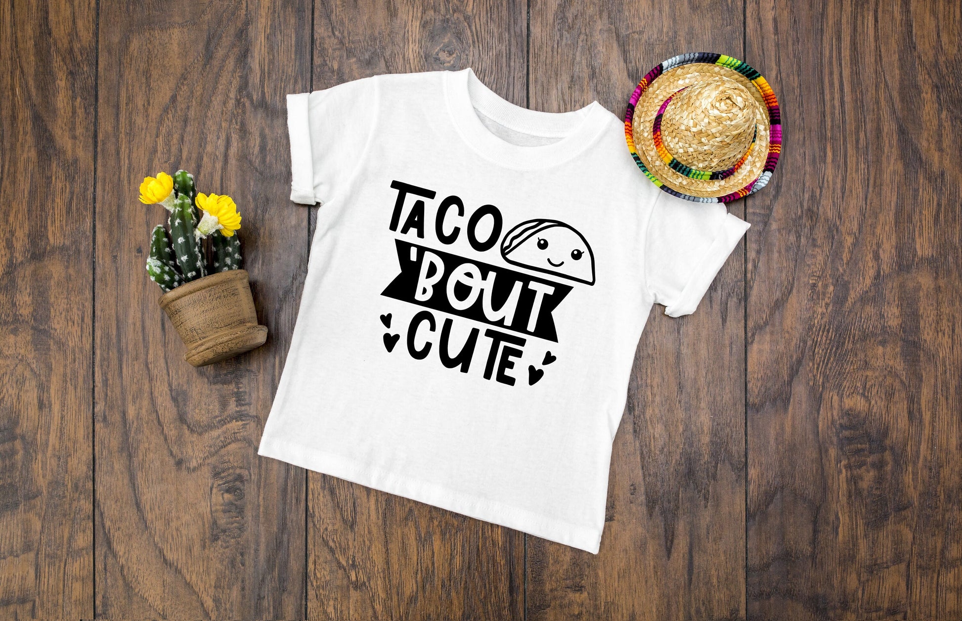 Taco Bout Cute Infant or Youth Shirt or Bodysuit - Toddler Shirt - Cute Kids Shirt - Mexican Vacation Shirt - Spring Break Shirt