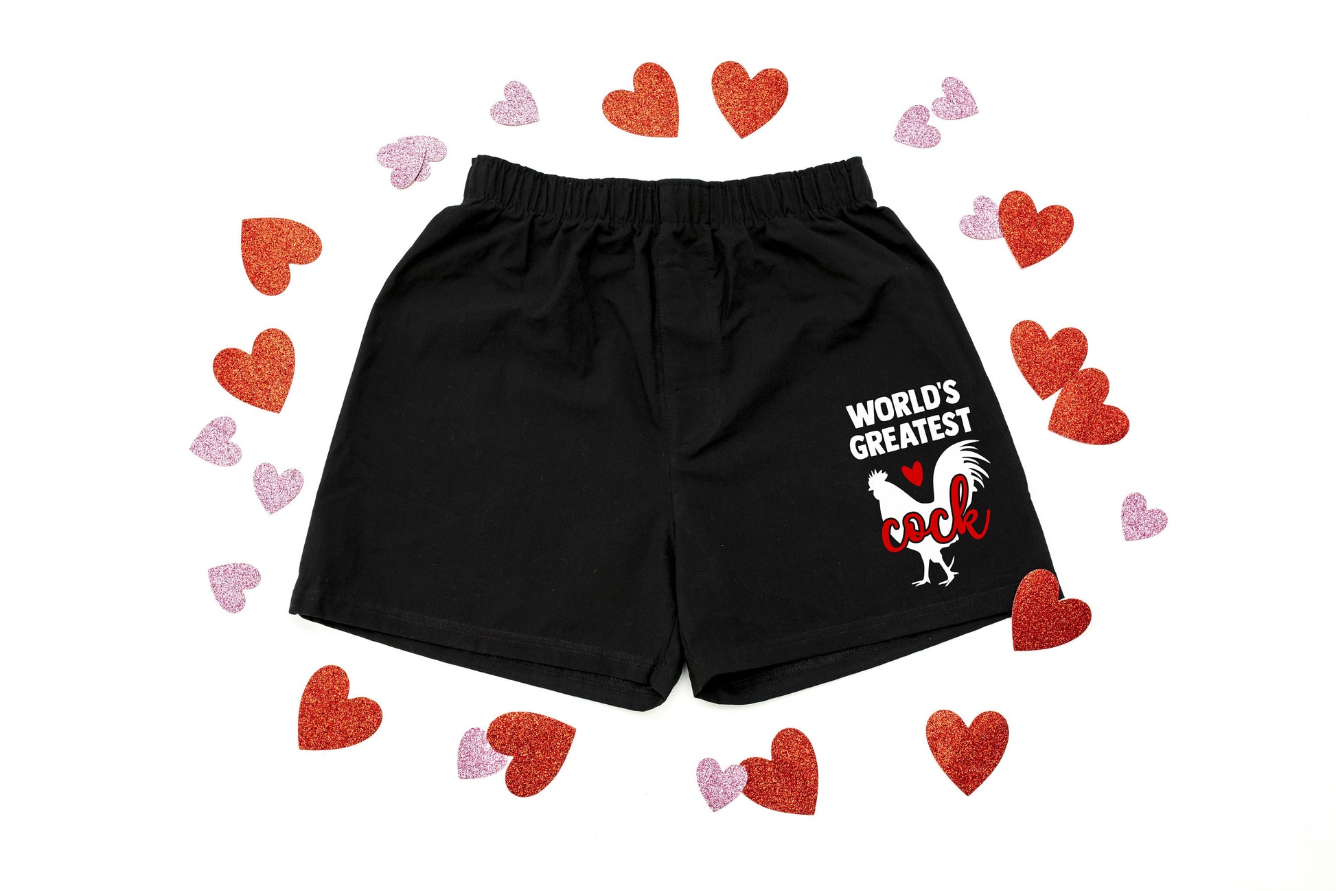 World's Greatest Cock Men's Valentine's Day Cotton Boxer Shorts - Fals –  Twinkle Twinkle Tees