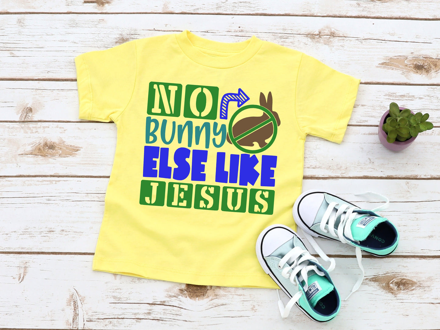 No Bunny Else Like Jesus Yellow Infant or Toddler Easter Shirt - Boys Easter Shirt - Boys Egg Hunt Shirt - Kids Easter Shirt