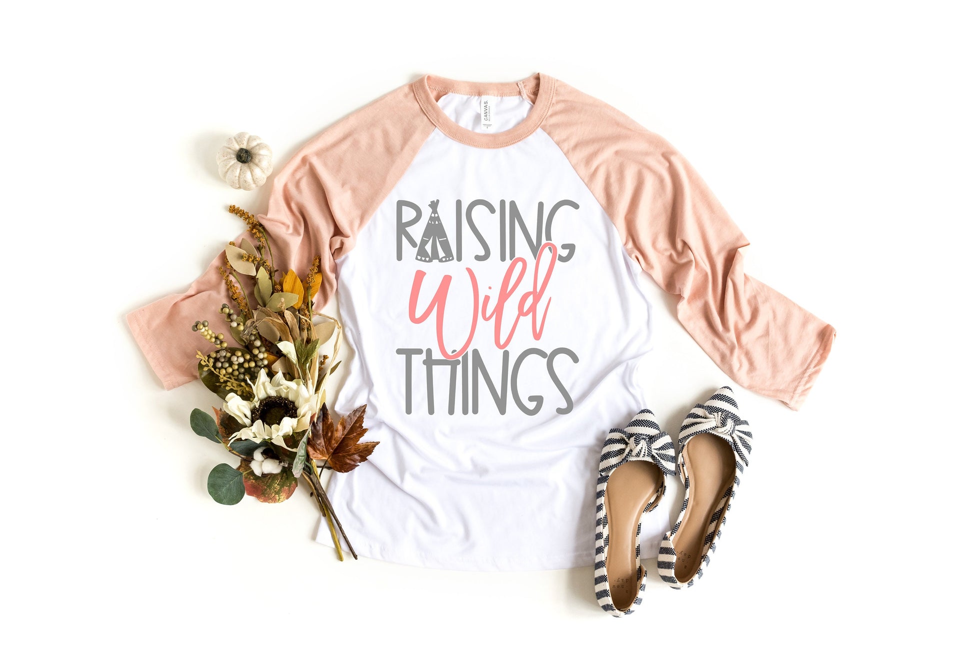 Raising Wild Things raglan t-shirt - Mom of Twins - Mom of Triplets - Mom of Multiples - Funny Mom Shirt - Mom Gift - Mom of Boys