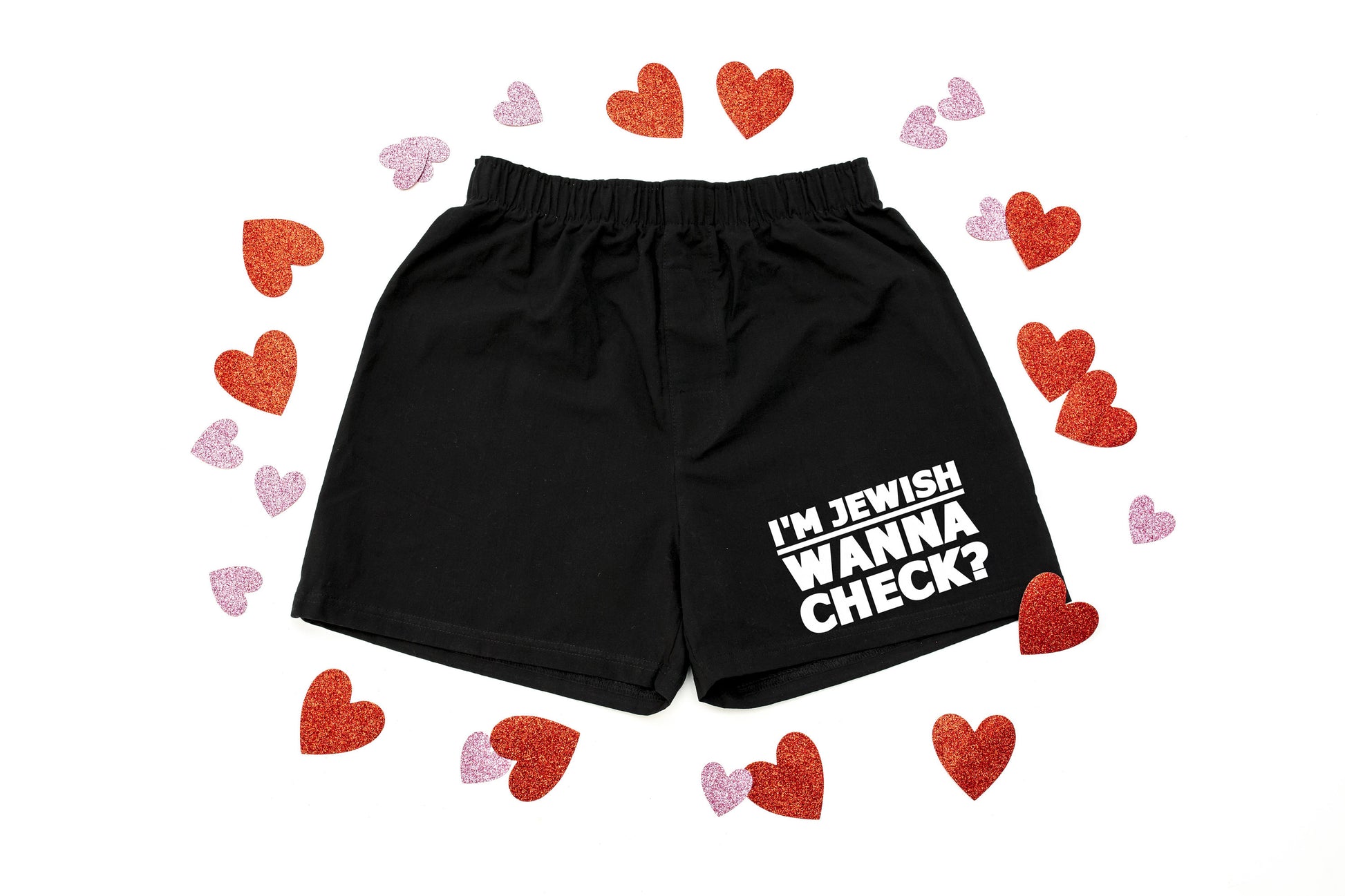 I'm Jewish Wanna Check v2 Men's Cotton Boxer Shorts - False Fly - Mens –  Twinkle Twinkle Tees