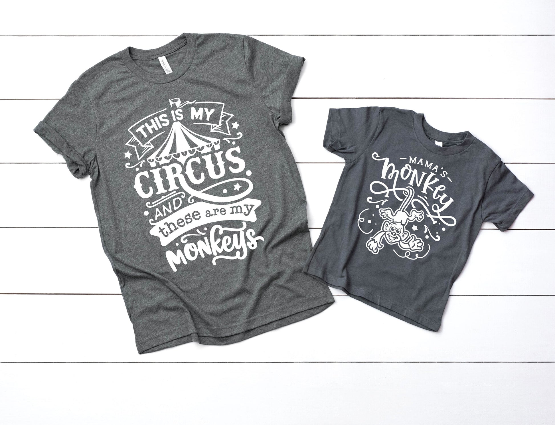This is My Circus and These are My Monkeys Matching shirts. Circus Birthday Shirts. Circus T-Shirts. Circus Family Shirts. Mommy and Me.