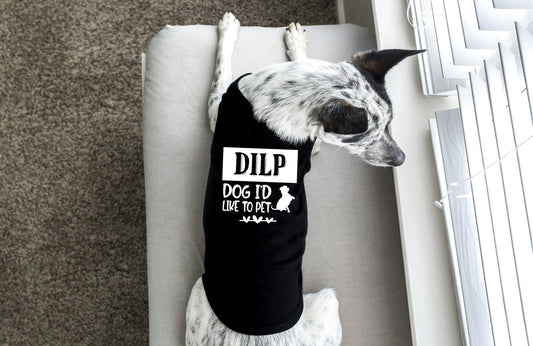 DILP Dog I'd Like to Pet Dog Tank Shirt - Sizes for any dog breed - shirt for dog - dog lover gift - dog clothes