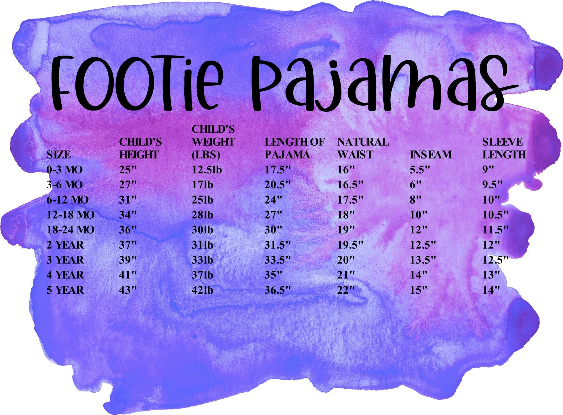 Personalized Tie Dye Footed Pajamas for Baby or Toddler - Girls Pajamas - Kids Pajamas - Footie Pajamas - Zip Up Pajamas - Name Pajamas