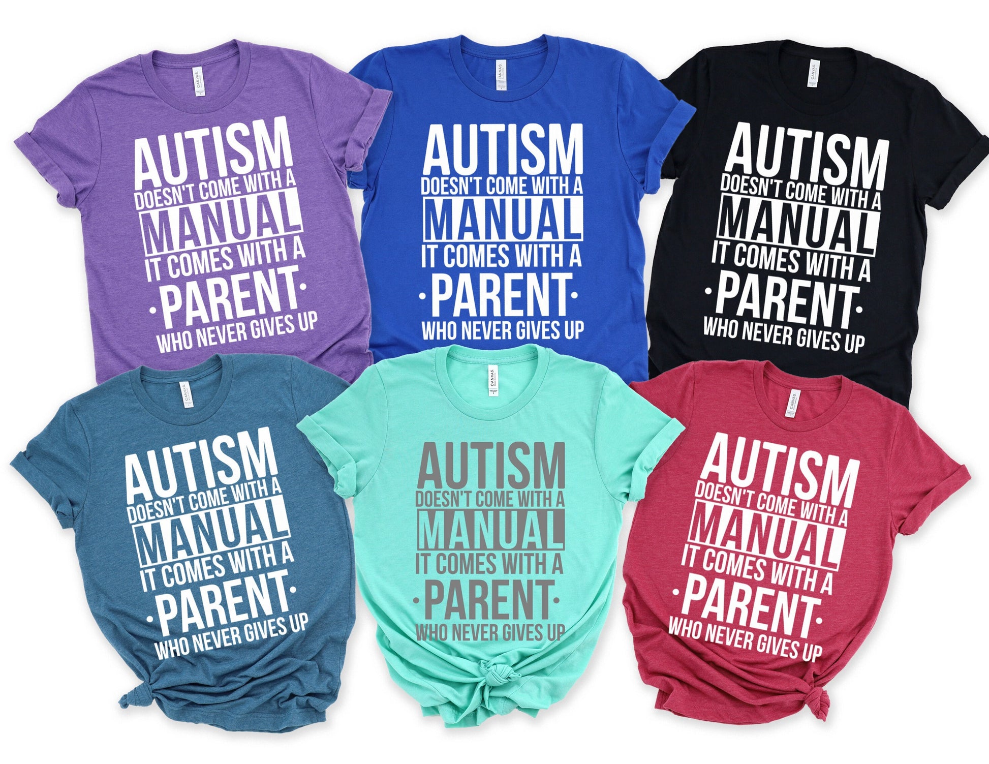 Autism No Manual unisex t-shirt -Autism Awareness - Autism Mom Shirt - Autism Support - Autism Gifts - Autism Dad - Autism Mom Gift