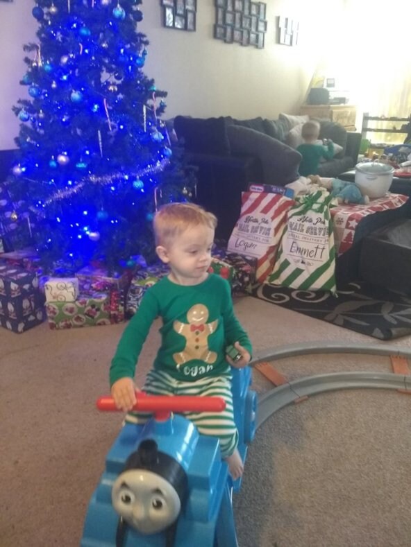 Thomas the best sale train christmas pajamas