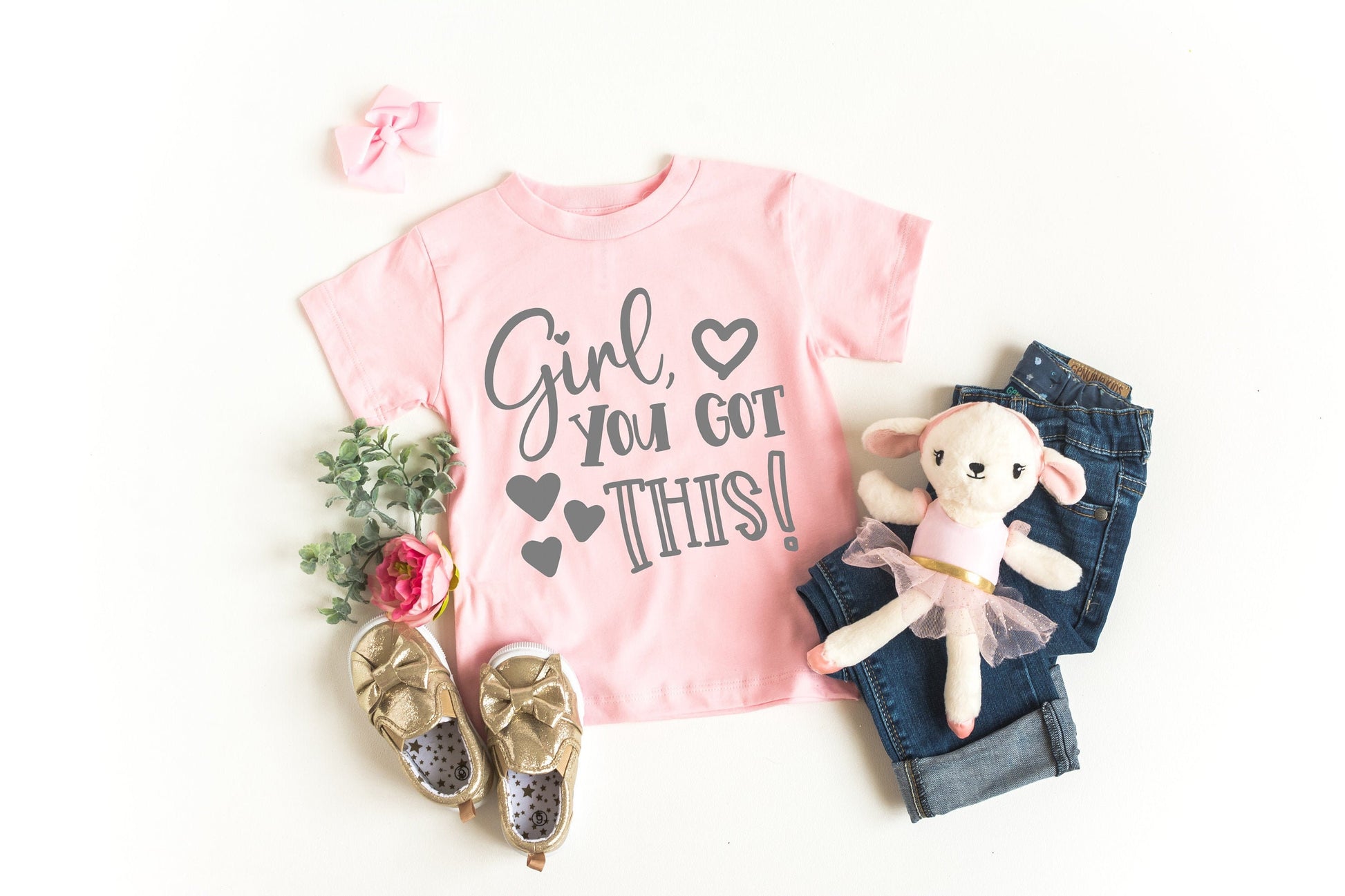 Girl You Got This Infant or Toddler Shirt or Bodysuit - Cute Toddler Girl Shirt - Inspirational Kids Shirt - Motivational Tee for Girls