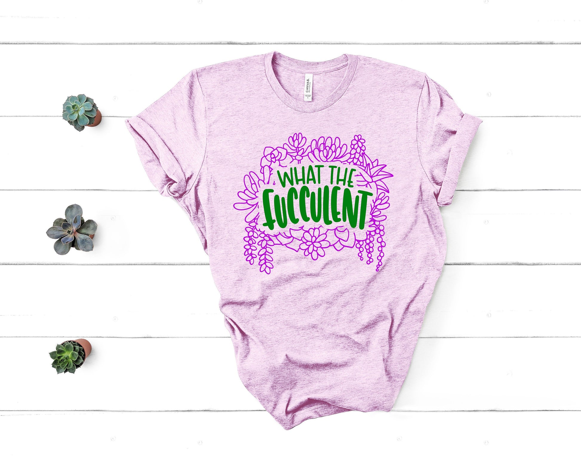 What the Fucculent t-shirt - funny shirt - succulent t-shirt - gardening shirt - plant lover gift - botanical shirt - funny women's shirt