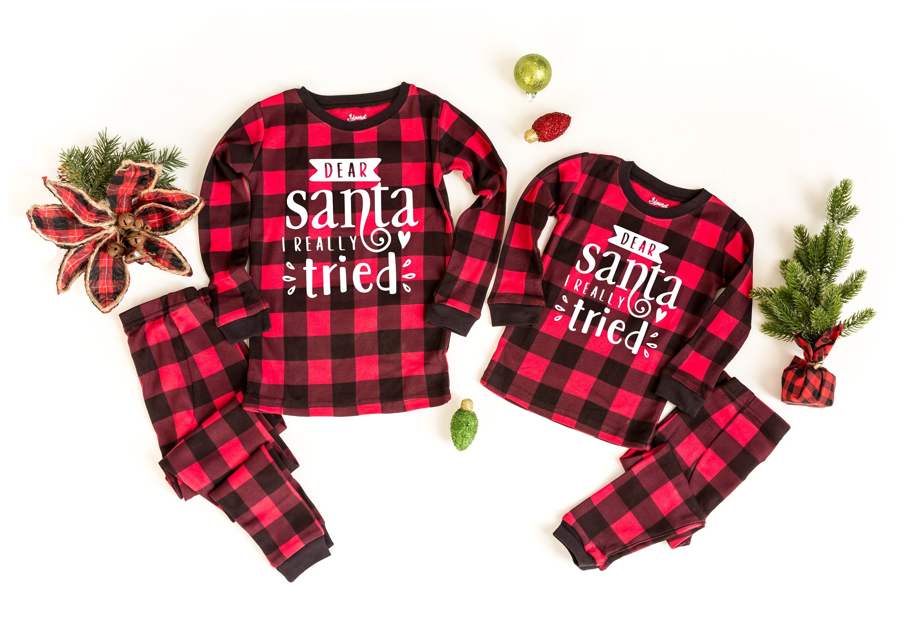 Funny christmas pajamas for the whole family hot sale