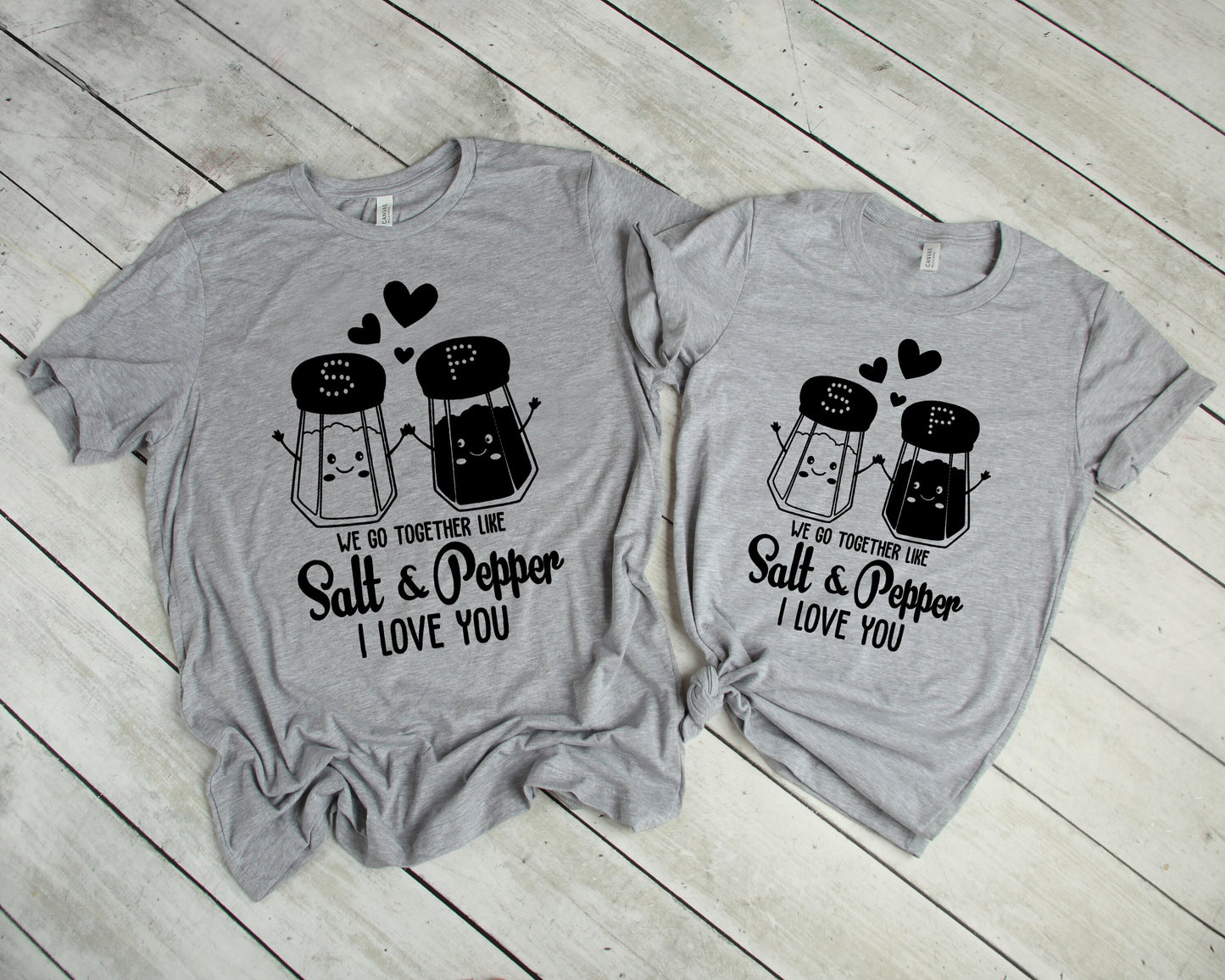 We Go Together Like Salt and Pepper Shirt - valentines day shirt, matching shirts, couple shirts, matching couple shirts