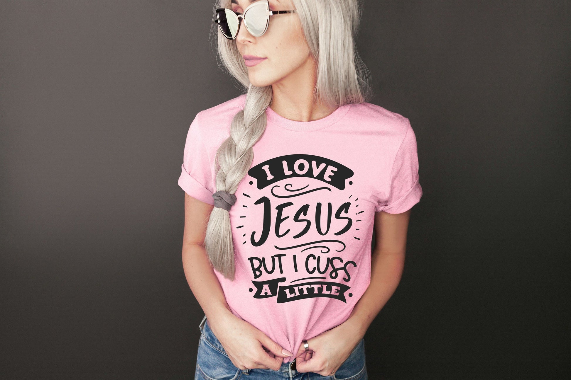 I Love Jesus But I Cuss a Little t-shirt, christian shirt, funny jesus shirt, jesus tshirt, religious shirts, southern shirt, southern style