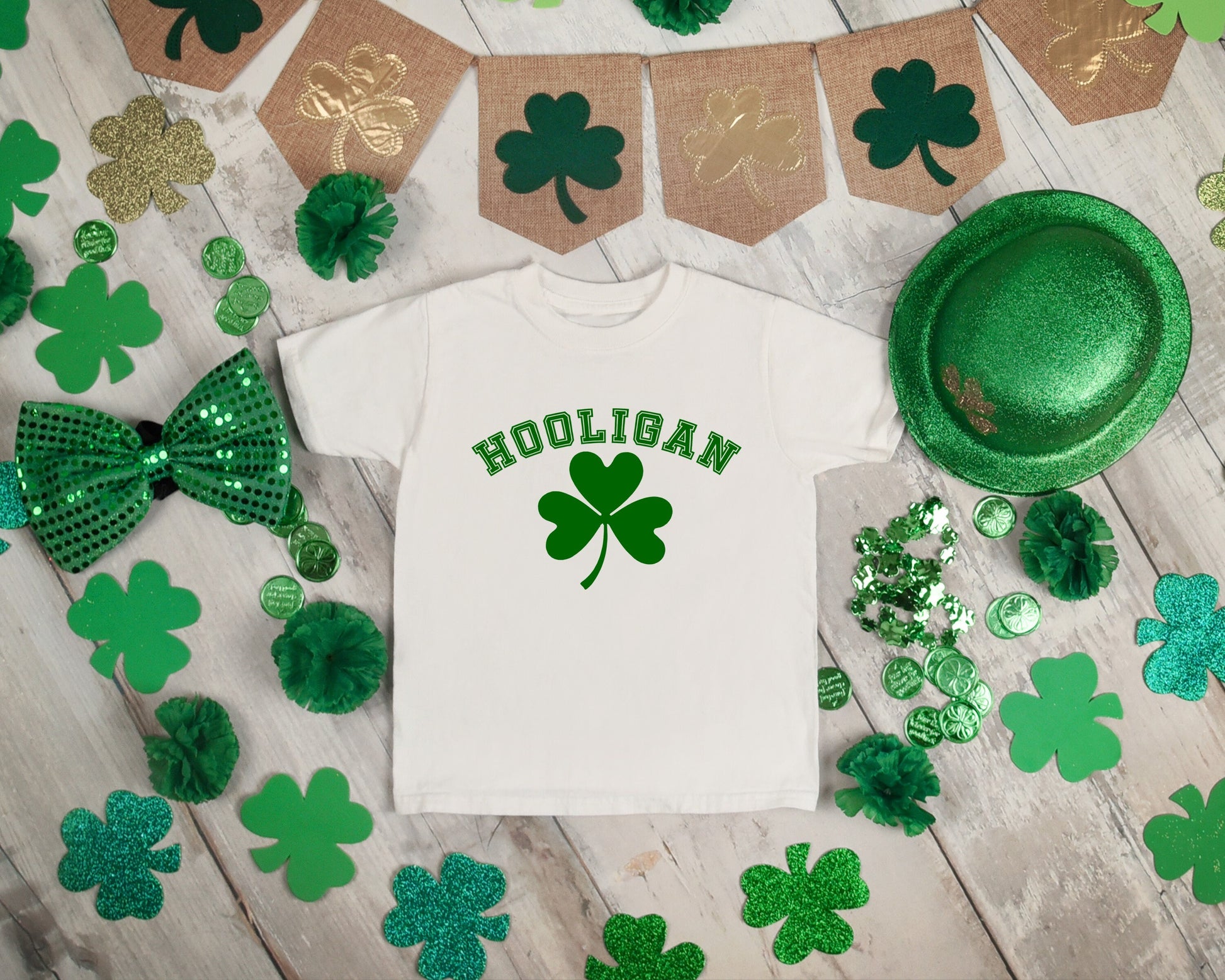 Hooligan St Patty's Toddler or Youth Shirt - st pattys day boy shirt - twin boys shirts - boys st patrick's day shirts